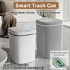 Smart Sensor Touchless Automatic Closing Trash Can Battery Powered for  Bathroom House Office