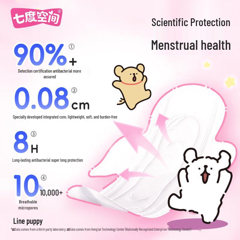 SPACE 7 Ultra-Thin Breathable Sanitary Napkins