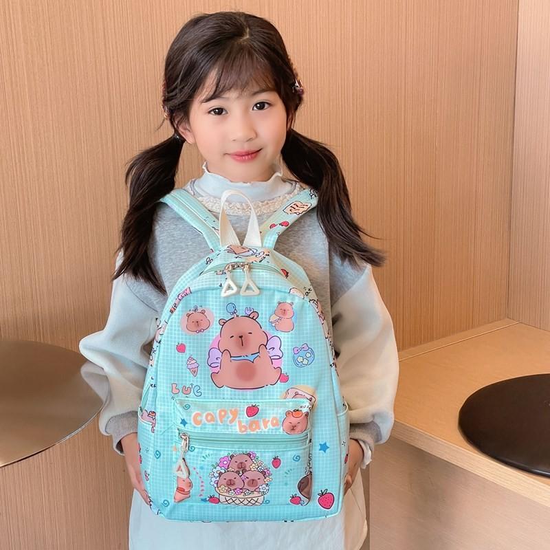 Themed Lovely Capybara Backpack For Toddlers Stylish And Functional School Travel Bag