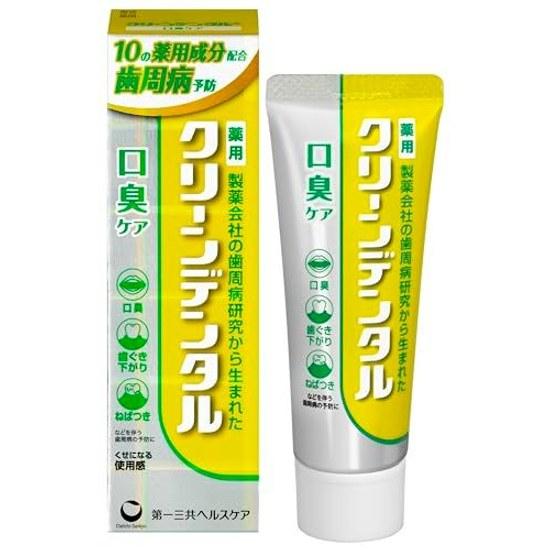 Clean Dental Bad Breath Care Quasi-drug 50g Paste concerns Toothpaste Periodontal disease Fluoride Addictive texture