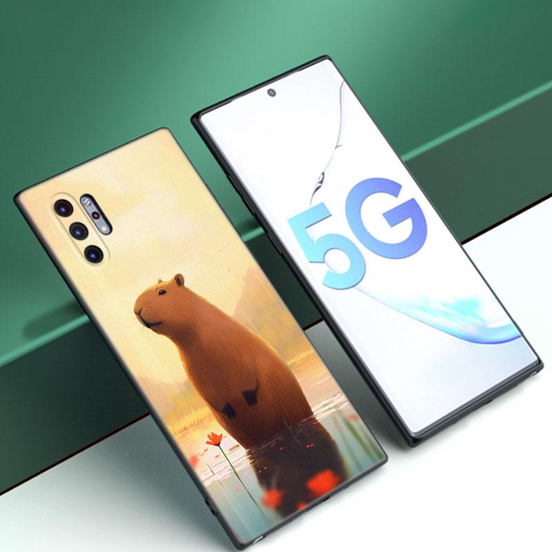 Cute Cartoon Capybara Phone Case For Samsung M30 M31 S Note 10 20 M04 M13 M32 M14 M23 M33 M34 M42 M52 M53 M54 5G M11 M12 M21 M22