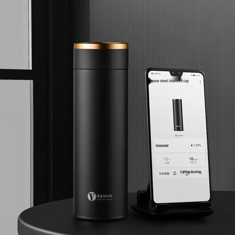 Умная термокружка Vanow с датчиком качества и температуры воды