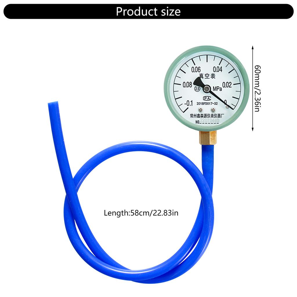 Abgasgegendruckmessgerät, Rückdruckmessgerät, Dreiwege-Auto-Abgasgegendruckprüfer -0,1-0 MPa