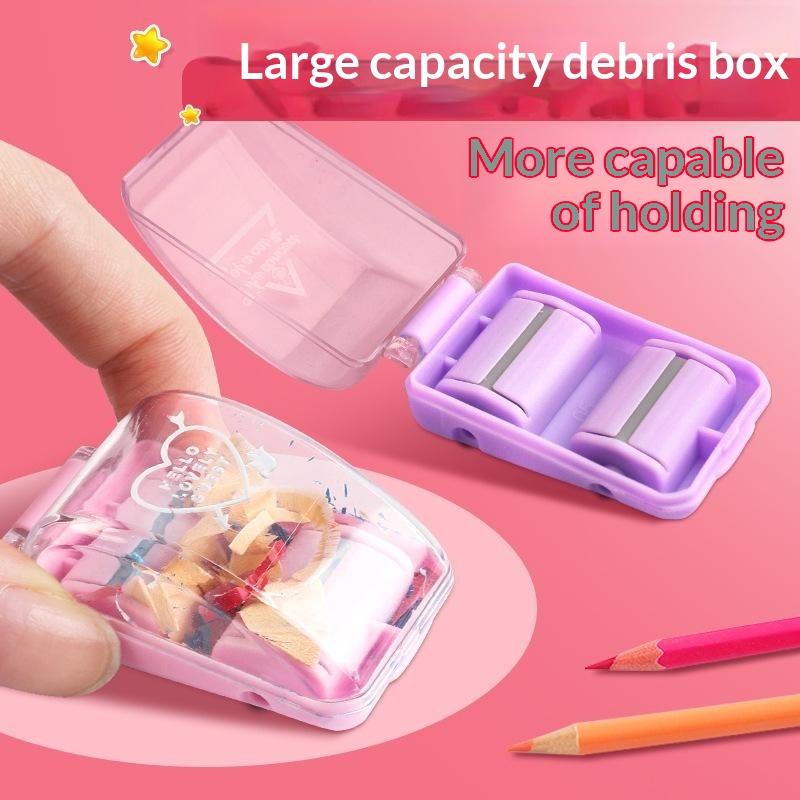 1Pcs Eraser Mini Portable Desktop Eraser Crumb Collectors Manual Desktop Sweeper Vacuum Cleaner Students Gift