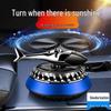 Solar-Powered Rotating Car Air Freshener - Helicopter & Airplane Aromatic Ornament for Car Interior Decoration