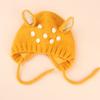 Adorable Infant Knitted Hat Soft Baby Beanie Cap New Deerlet Baby Hats  Winter