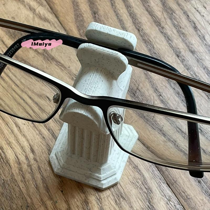 M-Minimalist Roman Column Glasses Holder Roman Column Ornament Glasses Desktop Organizer Home And Office Desk Decorative Gift