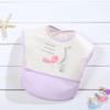 Waterproof Baby Drool Bib with Pocket - Wash-Free Design