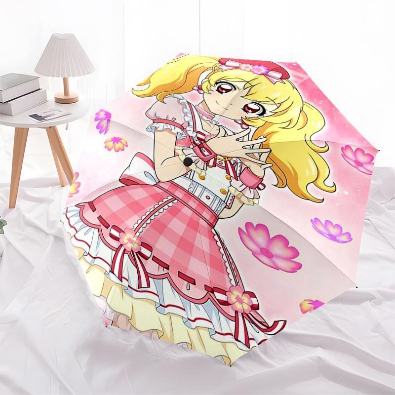 

1pc Love Live! Umi Sonoda Outdoor Umbrella - Automatic Opening/Closing, Portable 3-Fold Design, 8-Rib Iron Frame, Perfect Gift for Fans, Travelers, Da