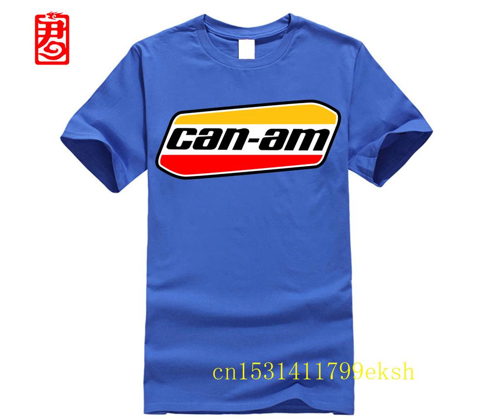Can Am Black T Shirt Men Men Cotton Bodybuilding Tshirt High Quality Students Mens T Shirt Brp Tee