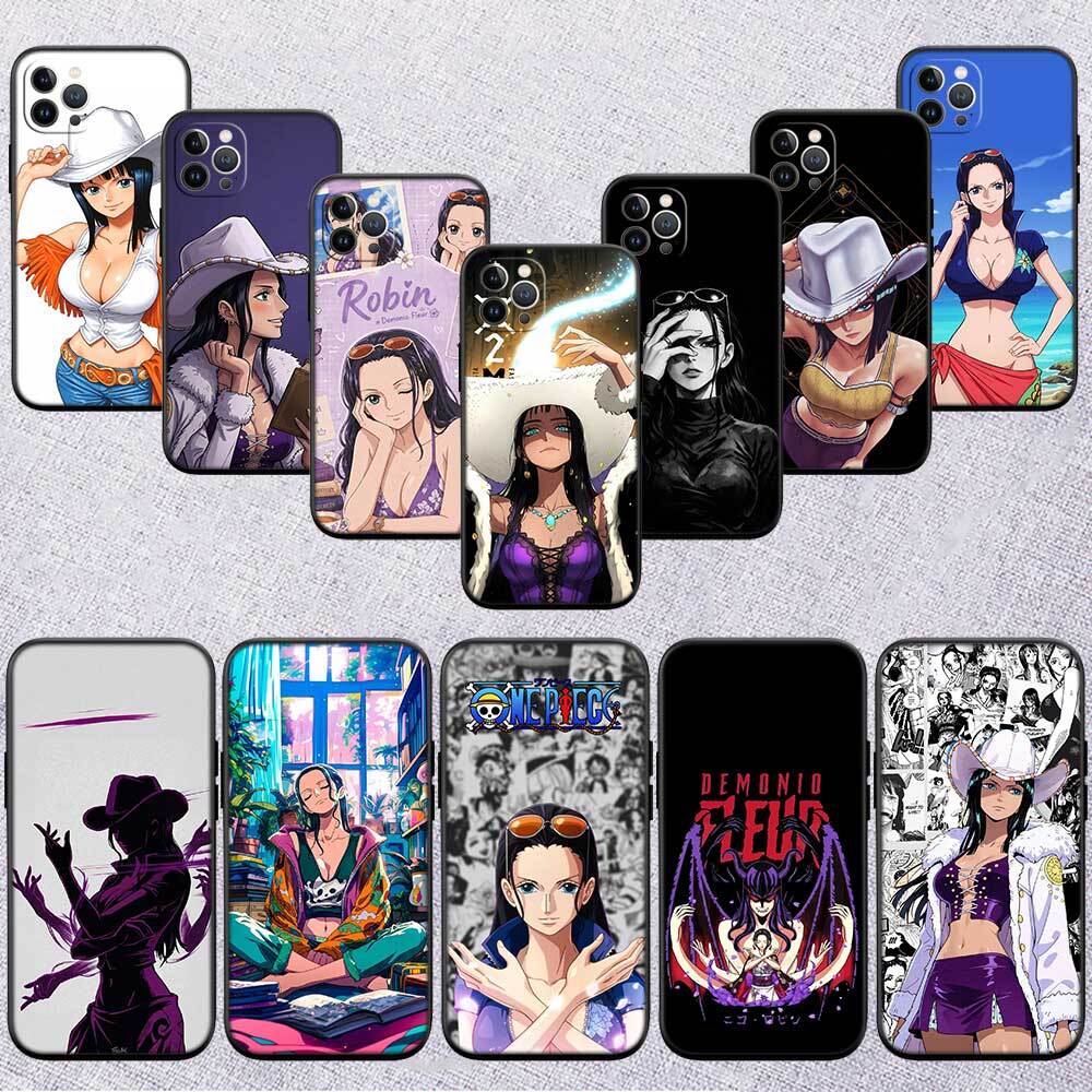 One Piece Nico Robin Phone Case for Samsung S20 S21 S21S S22 S23 S24 FE Ultra Plus Lite F06 F16 M06 M16 M56 A07 A17 A36 A37 A55 A57