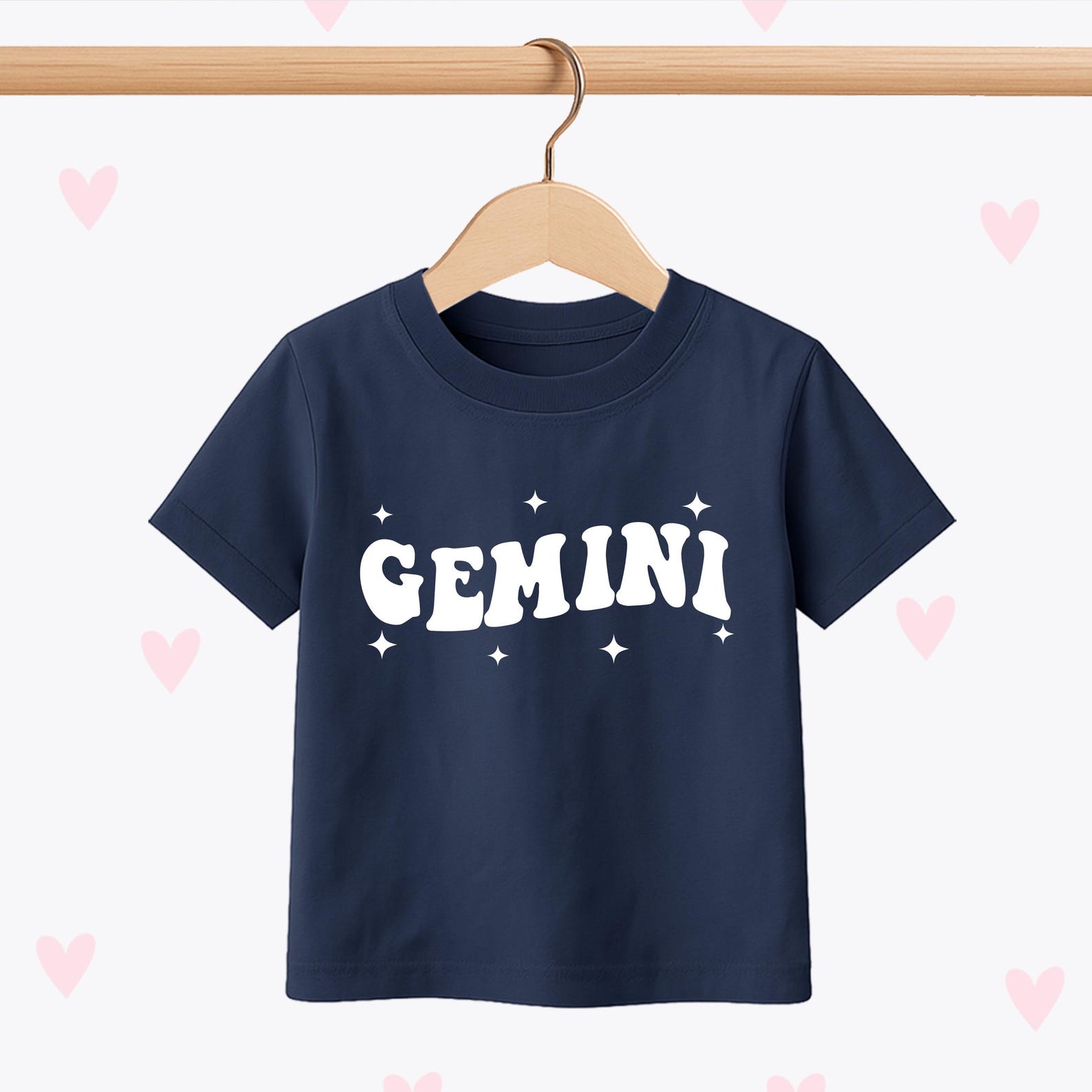 Gemini Kids T-shirt, Astrology Girls Boys Clothing, Birthday Gifts 140
