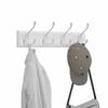 White Wall Hanger With Triple Hooks