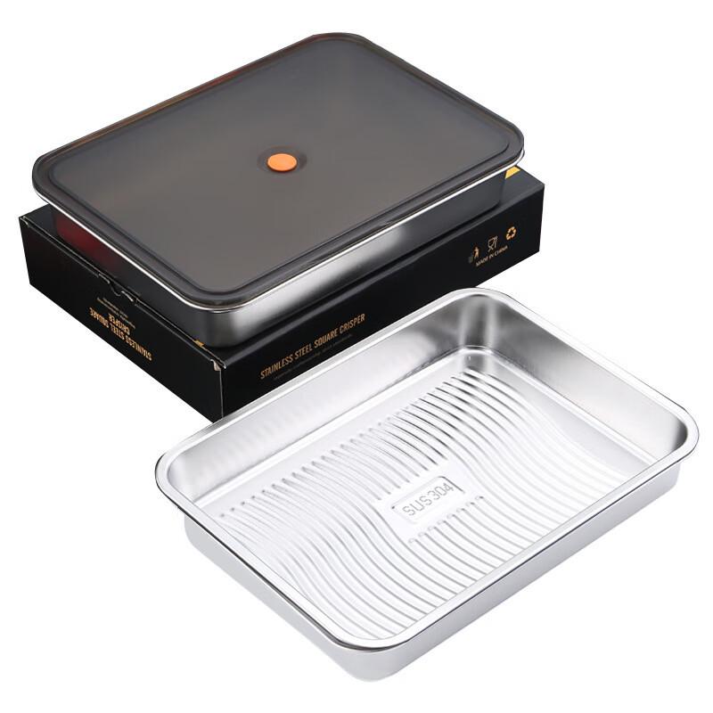 ZISIZ Edelstahl-Teigtaschen-Aufbewahrungsbox