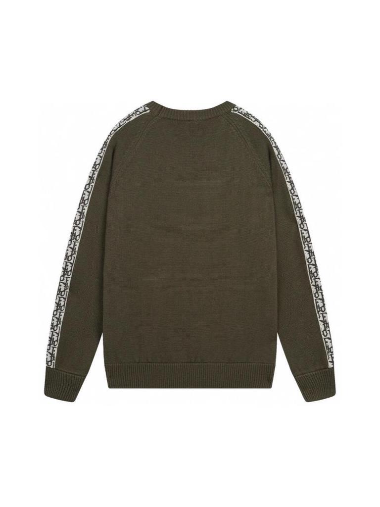 Unisex Trendy Round Neck Jacquard Knit Sweater - Autumn/Winter High-End Style