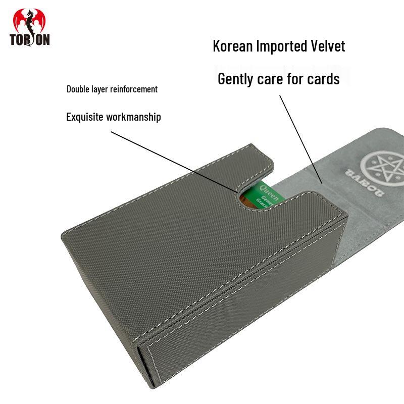Large Capacity PU Card Storage Box for Tarot, Magic: The Gathering, and Yu-Gi-Oh! Cards