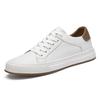 Fashion New Designs Men's Genuine Leather Casual Shoes Leisure Walk Male Skateboard Footwear Versatile Vulcanize Shoes Tenis Masculino