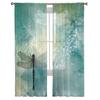 Libelle Punkte Farbverlauf Gardinen für Wohnzimmer Schlafzimmer Tüll Vorhang für Küche Voile Vorhang Blind Panels