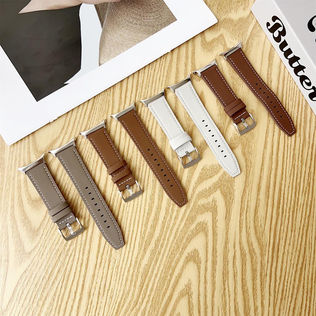 Für Samsung Galaxy Watch Ultra 47mm Lederarmbänder Verstellbares Uhrenarmband Ersatz