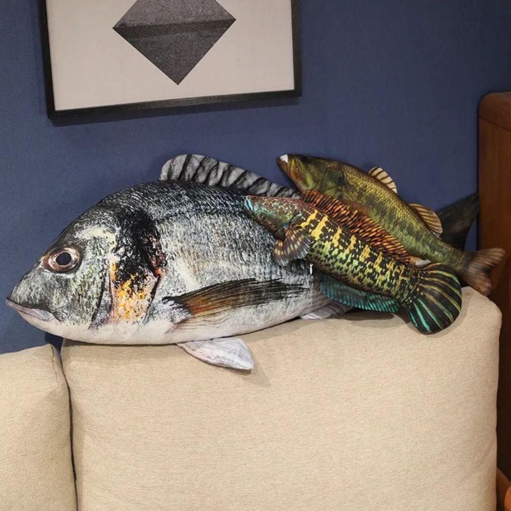 Stofftier Cartoon Fisch Plüschtier Barsch Fisch Anime Kissen Puppen Kinder Geschenke