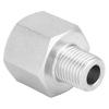 2PCS BSP Pipe Fitting Connector Stainless Steel Female Thread   Male Thread ConnectorFemale Thread 1 2in   Male Thread