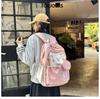 2025 Korean-Style Women's Backpack: Large Capacity, Stylish School Bag for Junior High Girls