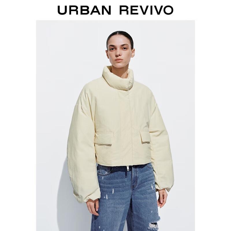 

UR2025 Женский пуховик оверсайз со стойкой L