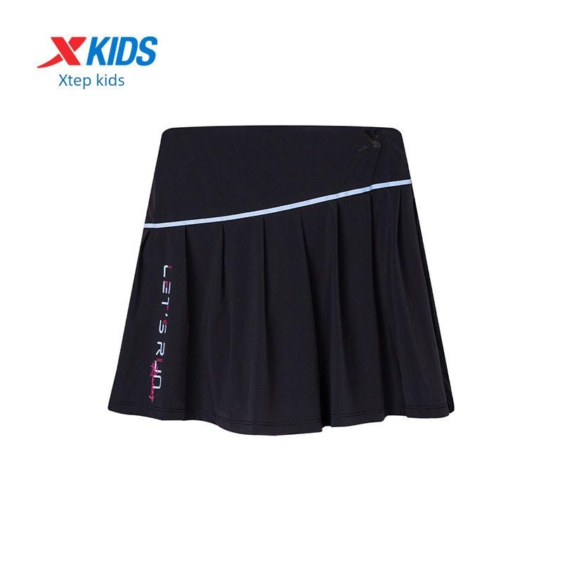 Xtep Kinder Mädchen Sport-Kurzrock, Gleicher Stil wie im Einkaufszentrum, Atmungsaktiv, Bequem, Leichter Sportrockhose 944047