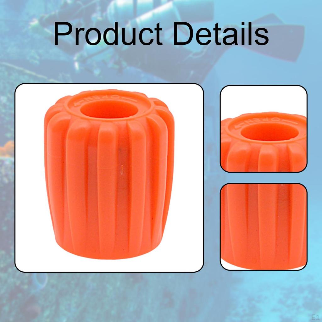 Anti-slip Scuba Diving Cylinder Valve Knob Replacement Part for Professional Underwater Sports