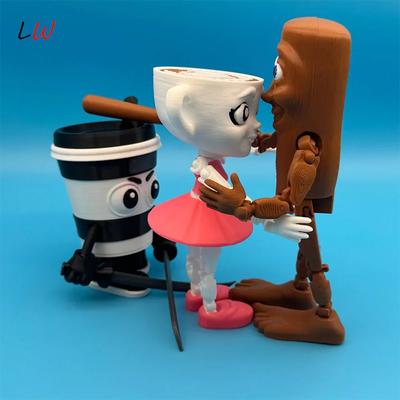 Tung Tung Tung Sahur Ballerina Cappuccino Figurka Akcji Brainbot Anime Tralalero Tralala Rekin Ozdoba na Biurko Zabawki Prezenty