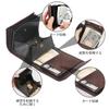 Bifold Italian Mini Compact Wallet with Coin Large [prosperous] Men's Wallet, Leather, Wallet, Box-Shaped Purse, Capacity, L-Shaped Wallet, Women's