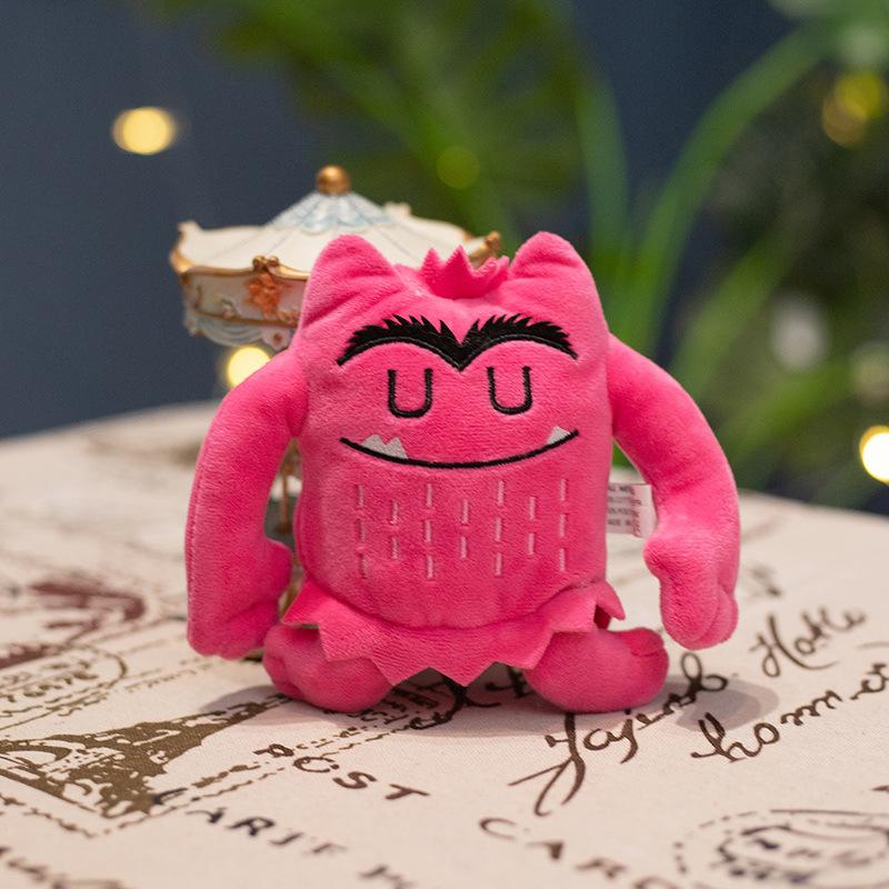 Emotional Little Monster Doll Plush Toy Flying Big Bat Comfort Rag Doll Funny Expression Soft Cuddly Stuffed Toy