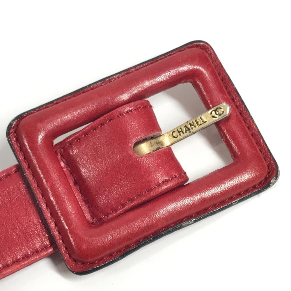 CHANEL vintage Big CC logo CC Mark Bag, belt bag, body bag Waist Pouch Red