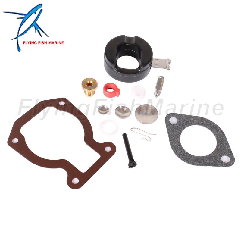 Outboard Motor 398453 398452 439072 391937 18-7223 Carburetor Rebuild Kit for Johnson Evinrude 3 4 4.5 5 6 7.5 8 9.9 14 15 HP