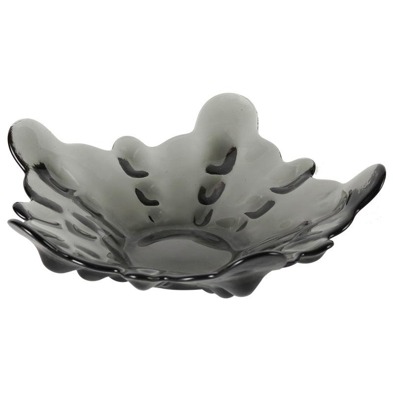 Italian Glass Creative Fruit Plate, Light Luxury Table Decorations, Designer Home Living Room Coffee Table, Snacks, Dried Fruit Plate Accessories