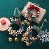 Hanging Wreath With Bells Pinecones Decorative Durable Holiday Decoration Christmas Scene