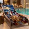 Custom Name One Piece Beach Towel Personalized Text Soft Towel Swimming Travel Bath Gift