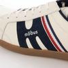 Mobus Men's Leather Sneakers, Genuine Leather, Sports, Casual, Walking Shoes, Current Model MOSEL (CREAM/NAVY, Measurement 25 Points, 0 Centimeters)