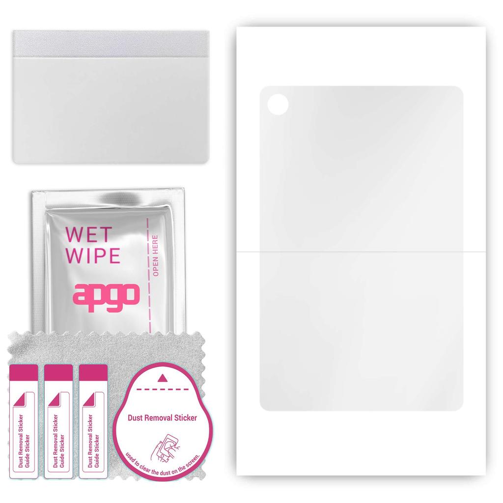 apgo Adesivo protettivo ultra trasparente per il retro compatibile con Oppo Pad Air, Pellicola avvolgente, Pellicola idrogel, Flessibile, TPU morbido con strato di posizionamento