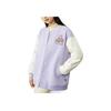 Anta Lifestyle Serie Bedrucktes Etikett Logo Geknöpftes Fleece Warme Baseballjacke Damenjacken Lila 162248725-2