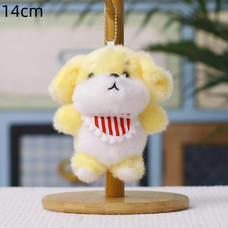 1Pcs Cute Dog Plush Doll Keychain Kawaii Stuffed Puppy Bag Charm Soft Backpack Pendant Keyring Collectible Gift For Girls Women
