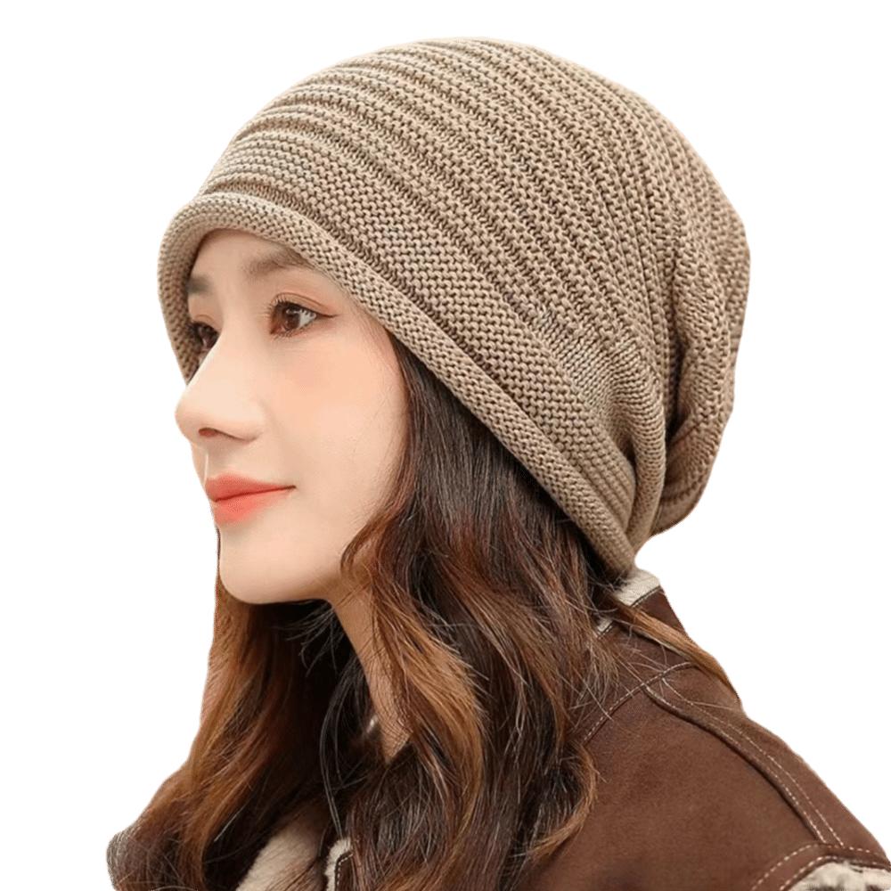 Warm Beanies Soft Ear Protection Hat Casual Winter Knitted Hat  Men Women