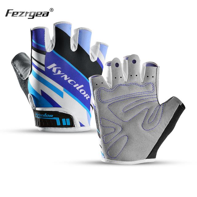 

Breathable Non Slip Cycling Gloves for Men Women Half Finger Bicycle Sports Fitness Outdoor Riding Gear L