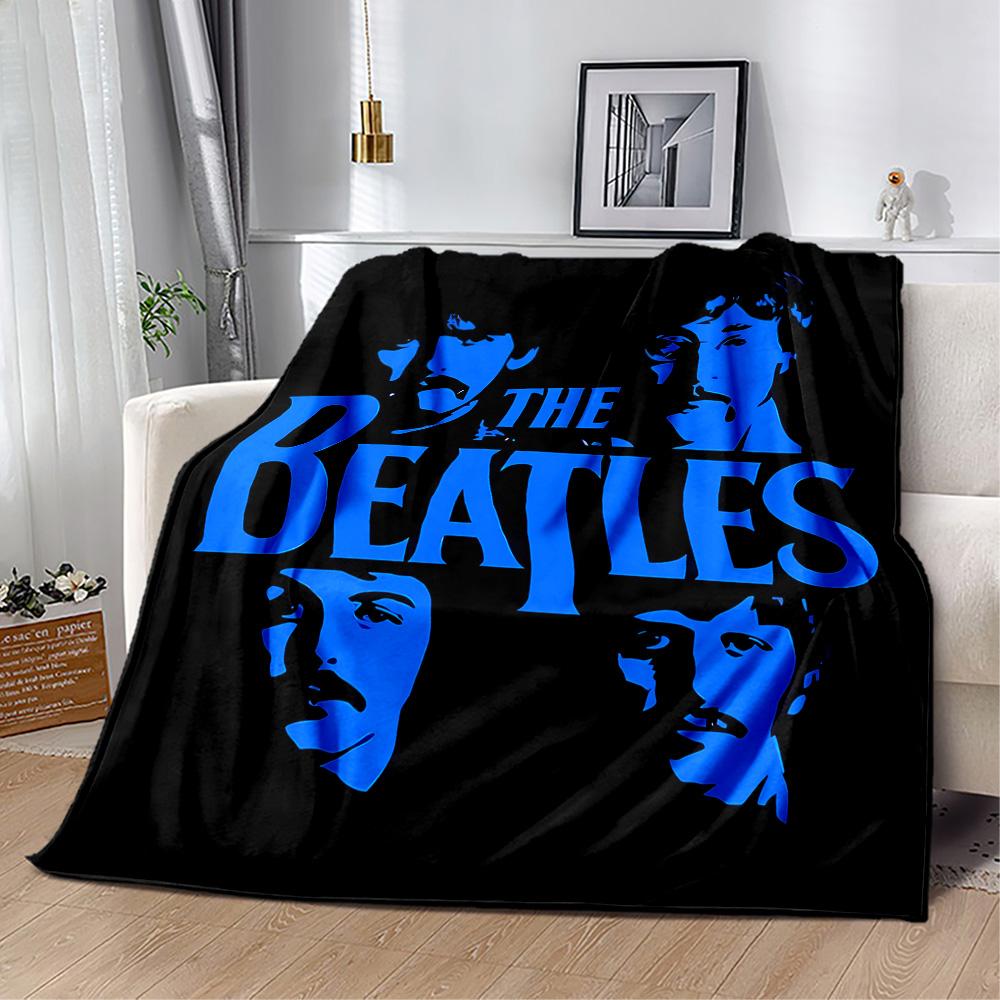 Beatles Space Blanket Soft & Cozy Suitable for Bed Picnics Bedding Four Seasons Multipurpose Modern Gift for Travel Home Birthdays