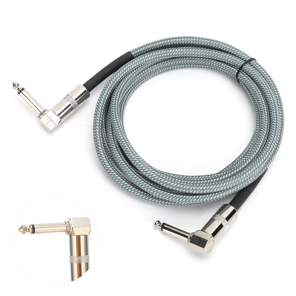 JORINDO Guitar Cable 6.35mm 14in O Connection Wire Electric Musical Instrument Cord 3 M
