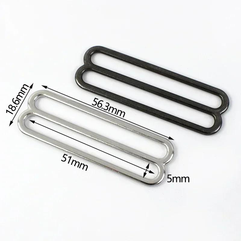 10/20/30Pcs Meetee Metal Tri-Glide Rings Buckles 6-50mm Bra Strap Adjust Clasp 8-shaped Ring Hook Garment Hardware Accessories