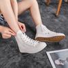 Scarpe Vulcanizzate Alte Scarpe Casual da Donna in Tela Scarpe Sportive Casual con Lacci Scarpe Comode da Donna