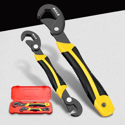 AIRAJ Universal Wrench Multifunctional Opening Wrench Adjustable Ratchet Spanner Hand Repair Tools
