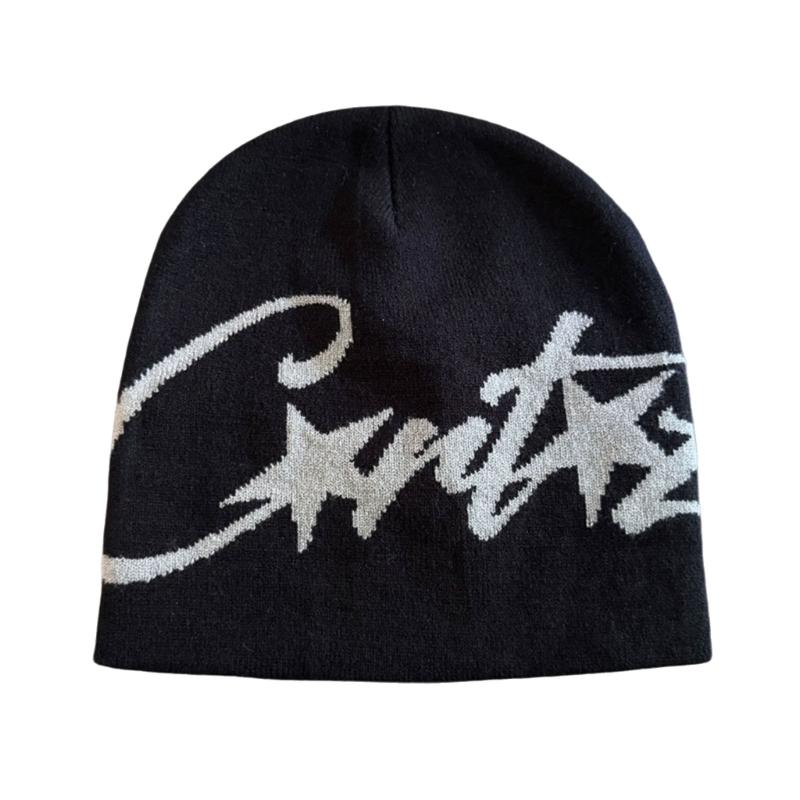 American Style Knit Beanies For Women Winter Warm Soft Yarn Hat Trendy Streetwear Accessory Unisex Design