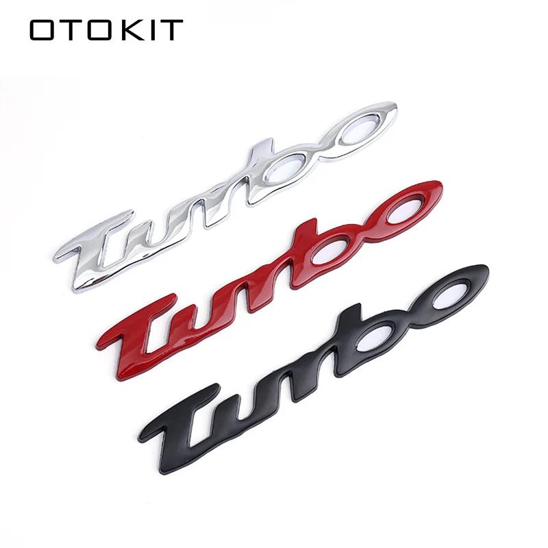 3D Car Styling Sticker Metal TURBO Emblem Body Rear A2Tailgate Badge For Ford Focus 2 3 ST RS Fiesta Mondeo Tuga Ecosport Fusion